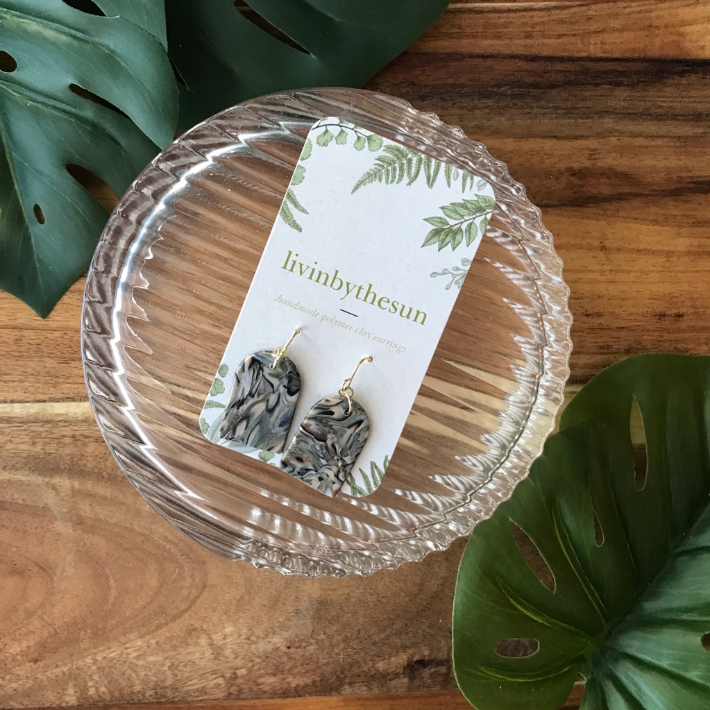 Arch Polymer Clay Earrings